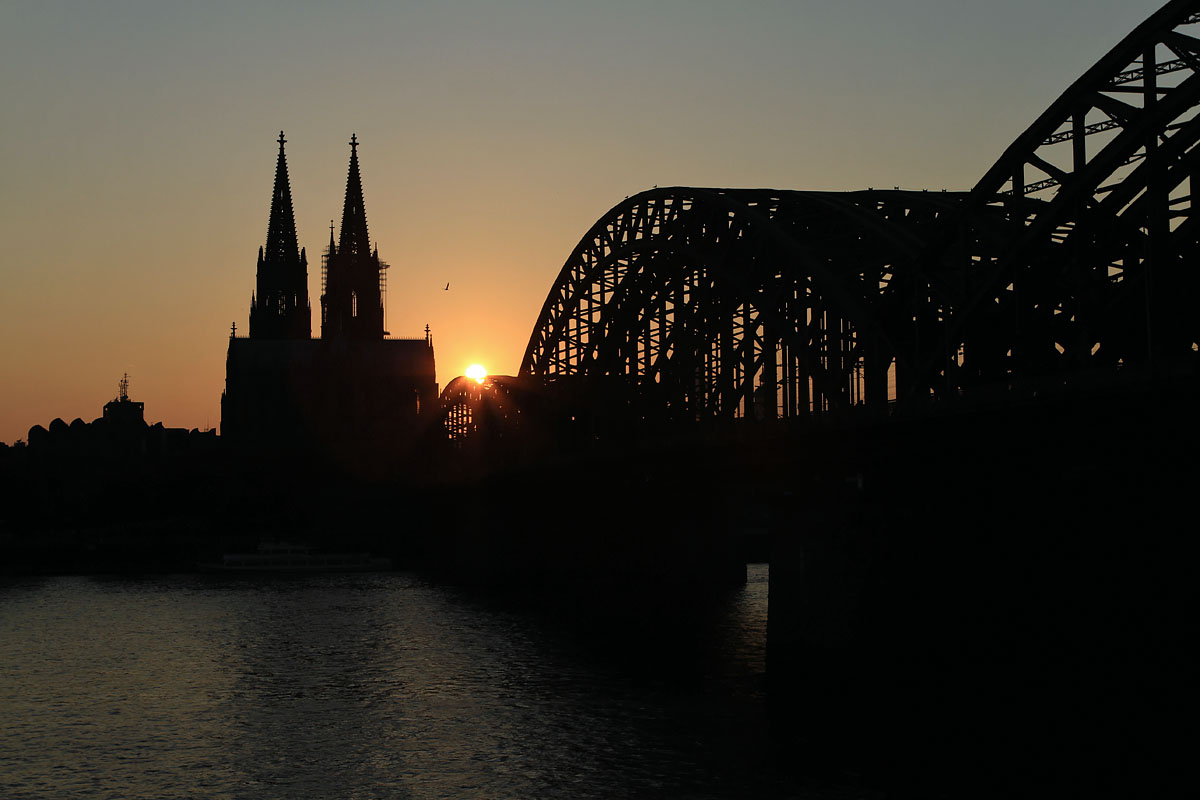 Sonnenuntergang Kölner Dom